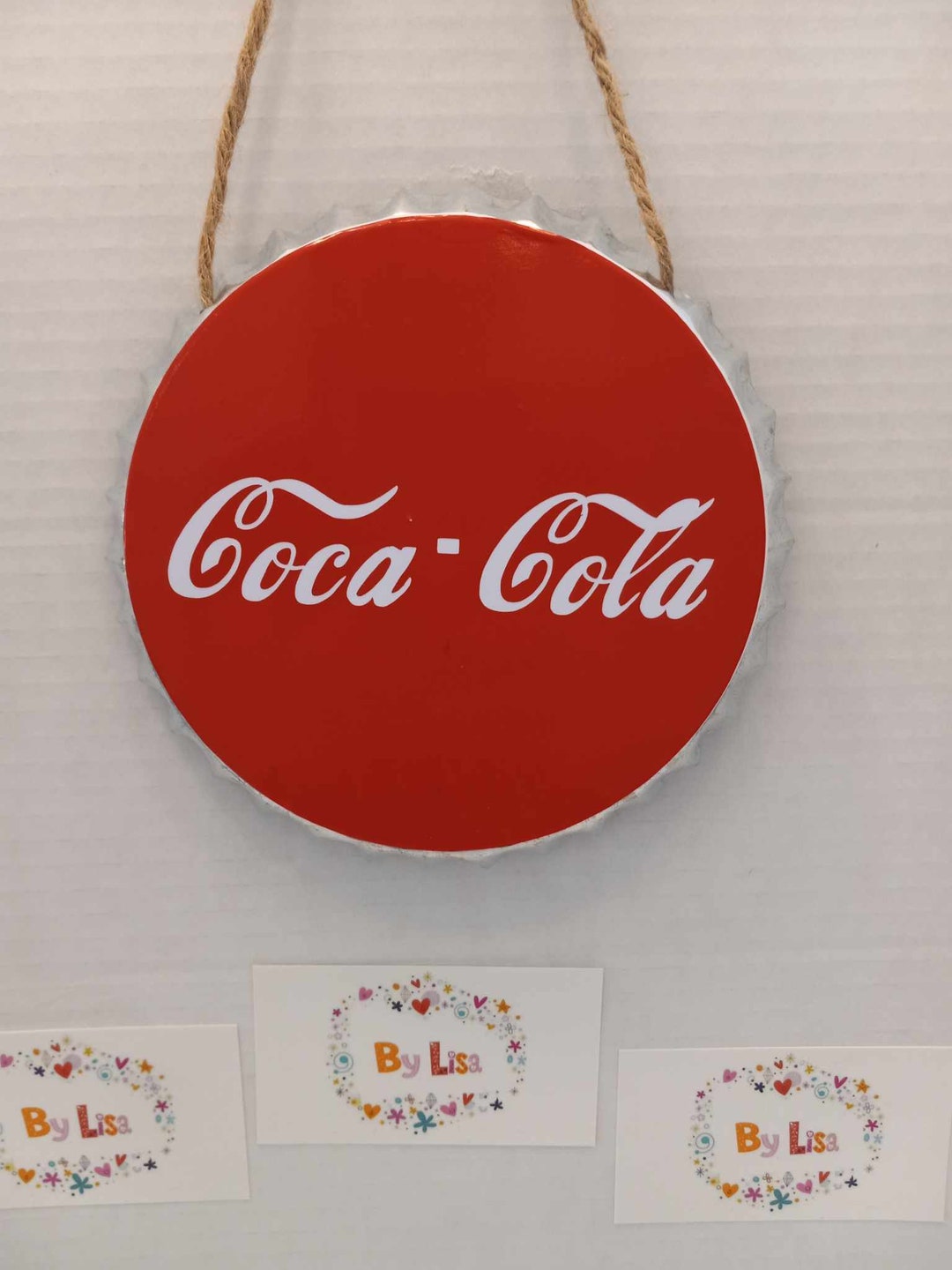 6 Inch Metal Bottle Cap , Wall Hanging , Coke Etsy