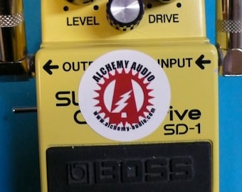 Modify Your Boss SD-1 Super Overdrive to Ibanez TS-808 Specifications + Upgrades! Alchemy Audio Modification Service.