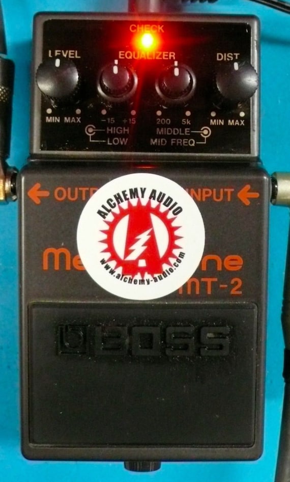 BOSS / MT-2W Metal Zone ディストーション 純正アダプターPSA-100S2+Fenderケーブル(Daphne Blue/3m) 同時購入セット Boss MT-2W Waza Craft Metal Zone Distortion Pedal | Sweetwater