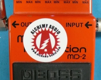 Modificar su Boss MD-2 Mega distorsión efectos Pedal Mod. Modificacion de Audio Alchemy