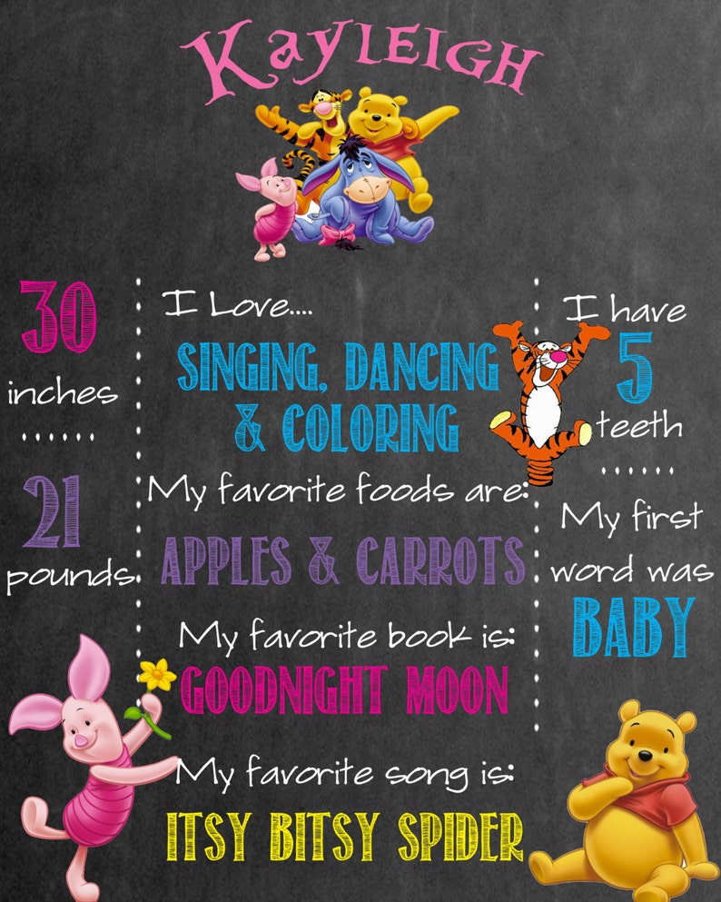 personalized winnie the pooh