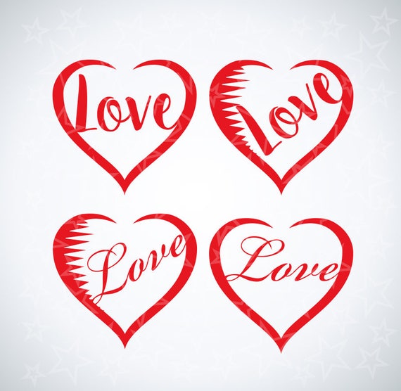 Heart Clipart Valentine Heart Love Clipart Valentines Love Etsy