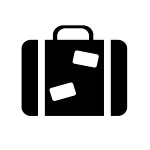 Silhouette de sac valise clipart sac à main clipart silhouette coupe fichier sac vecteur svg, png, dxf, eps