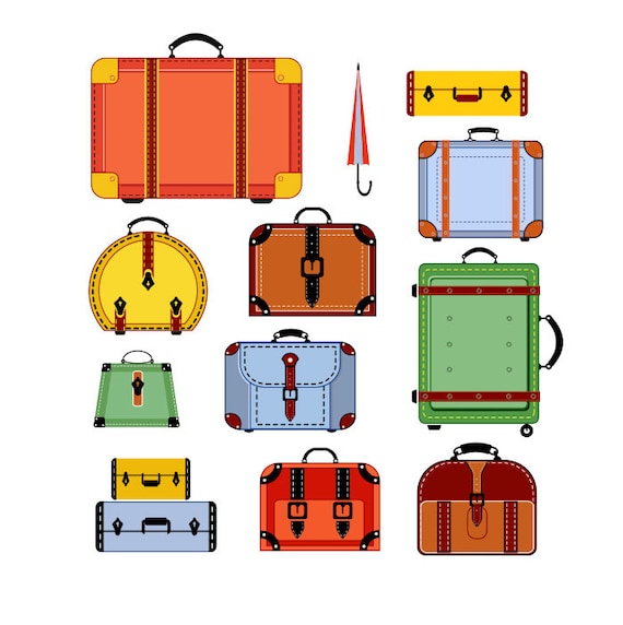 travel bag clipart