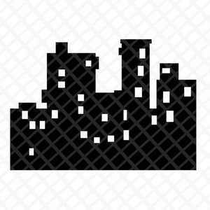 City buildings silhouette of a city buildings clipart silhouette transparent background city vector buildings file svg, png, dxf, eps