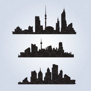 City silhouette, city skyline, building SVG, silhouette, city SVG,  Urban skyline clipart, city  skyscrapers png, city skyline SVG