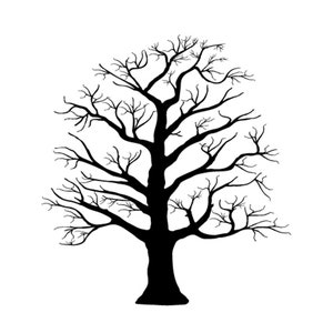Tree silhouette of a city tree clipart silhouette transparent background tree vector  file svg, png, dxf, eps
