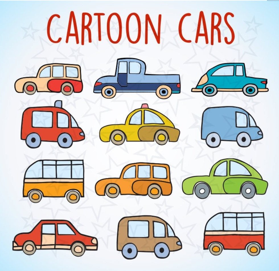 Car Clipart, Cartoon Car, Car Sketch, Car Illustration, Cartoon
