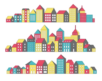 Kitchen culinary decor Superhero Cityscape Silhouette: Skyline PNG SVG (Digital Download)