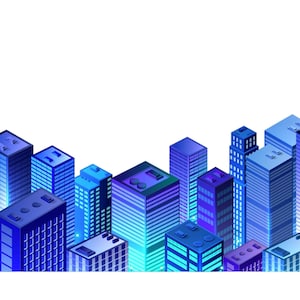City Landscape silhouette, city skyline, building silhouette, city vector, skyline city, house clipart, town clipart, city SVG, city PNG