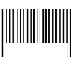 Set of Abstract Barcode Bar Code Templates of Scanner Digital Codes for ...