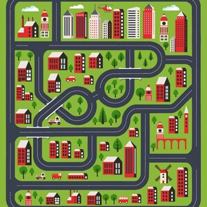 Stadtplan. Stadt Straßen Straßen zum Spielen, Bedrucken von Objekten, Landschaft und Kreativität. Häuser, Straßen, Clipart Gebäude svg, PNG