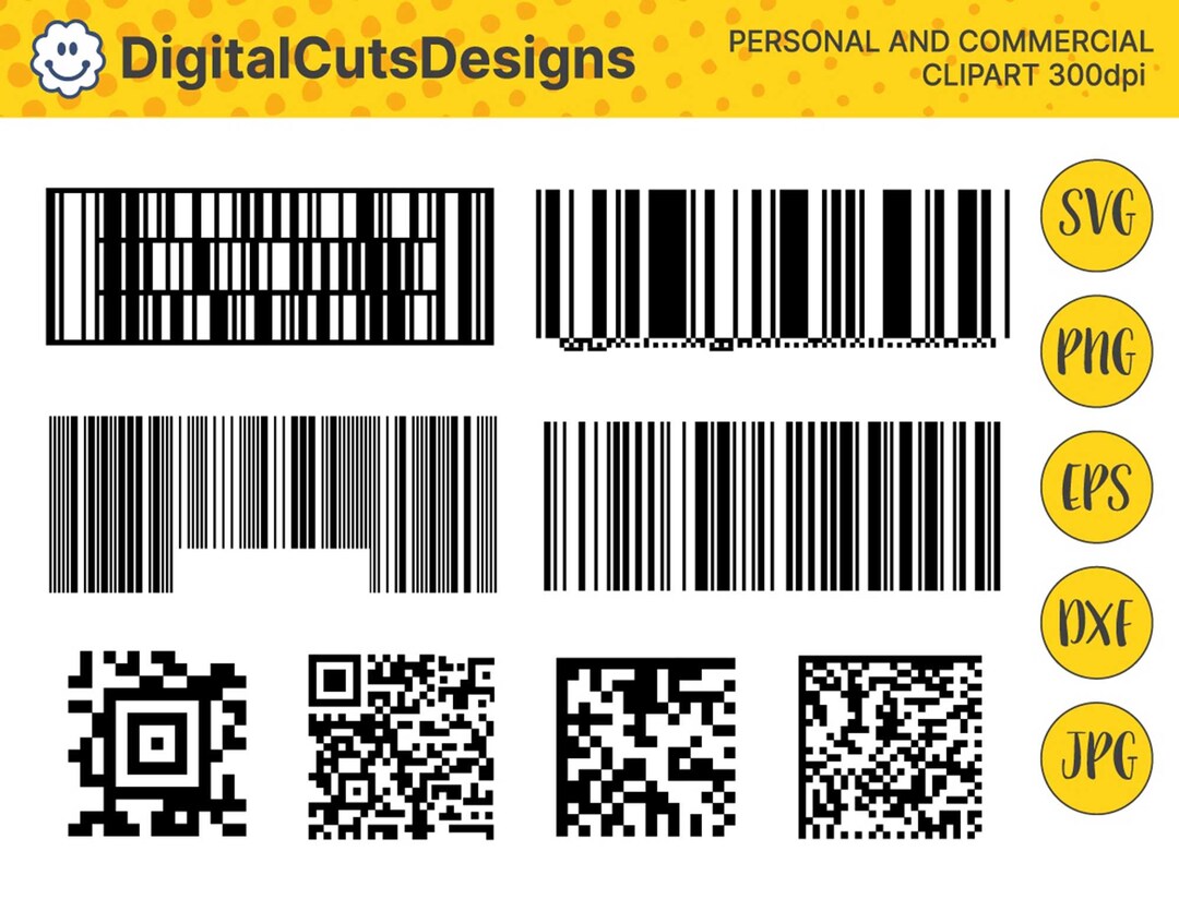 Set of Abstract Barcode Bar Code Templates of Scanner Digital Codes for ...