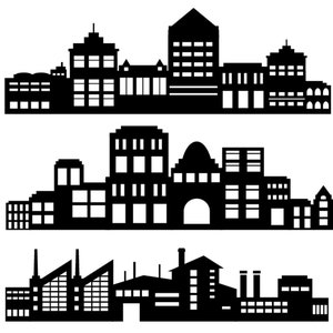 Landscape building silhouette transparent background of a cute House clipart silhouette building file svg, png, jpg, eps