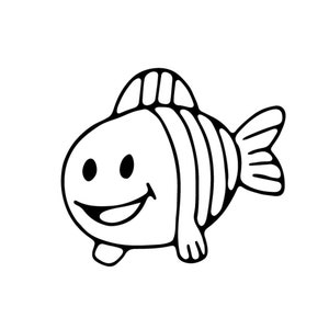 Cute fish silhouette transparent background cute fish of cute clipart silhouette fish file svg png, dxf, eps