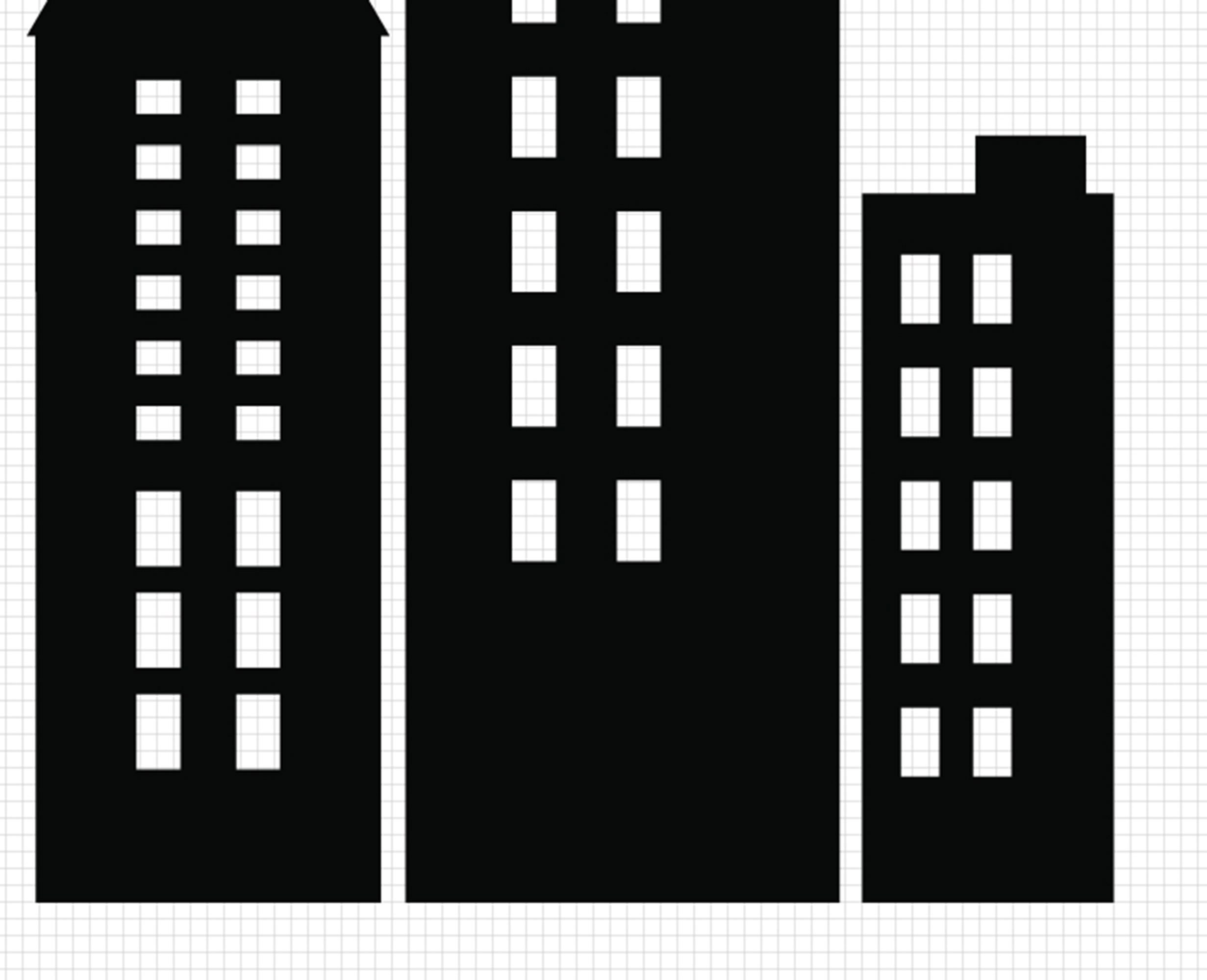 Skyline City Clipart Superhero Buildings Block Clipart and - Etsy UK