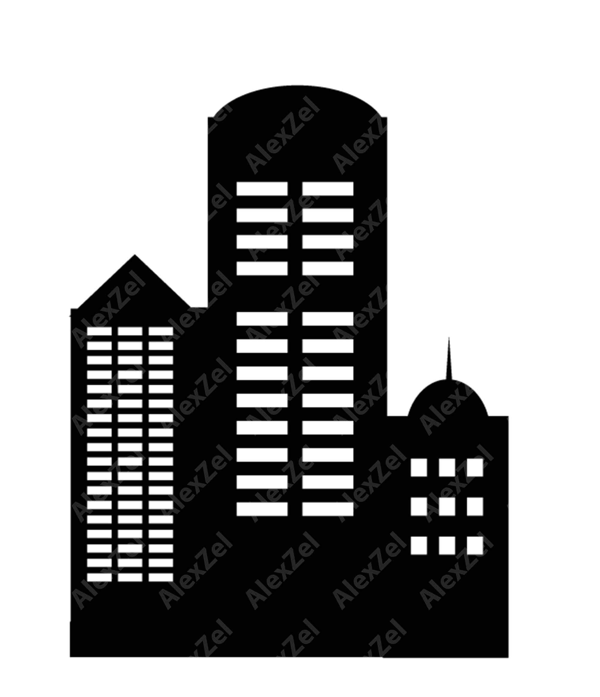 Stadssilhouet, 3,5 * 2,6 voet, skyline van de stad, silhouet van het  gebouw, stadsset, skyline clipart, huisset, stad SVG, stad SVG, stad png -  Etsy België, image size:2000x2320