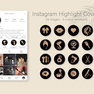 Hair Dressers Account Instagram Highlight Icons, Instagram Highlight cover, Minimal Highlight Cover, Alphabet Highlight Icons, Hair Icons