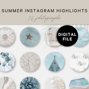 Summer Mood Instagram Highlight Icons, Instagram Highlight cover, Photo Highlight Covers