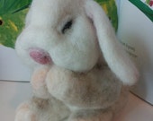 Nadel Gefilzte Bunny - Filz Tier - Luxus - Toy - Eco-Friendly - süße Geschenk-Nadel filzen