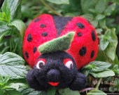 Lady Runa - Needle Felted Lady- Soft Animal- Felted Toy- Ornament- Cute Lady- Eco friendly- Unique gift