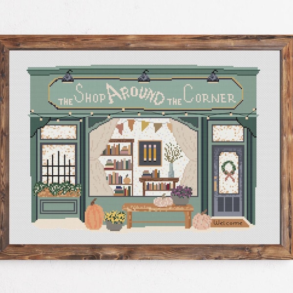 Movie Cross Stitch, Classic Fall Cross Stitch, Movie Lover Gift, You've Got Mail, Booktok Cross Stitch, Teacher Embroidery