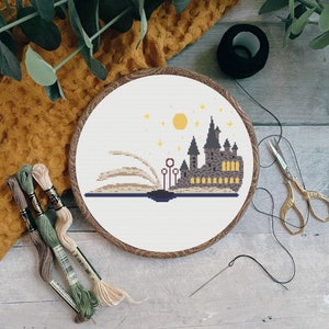 Bookish Cross Stitch, Nerdy Cross Stitch, Movie Cross Stitch, Teacher Cross Stitch, Witch Cross Stitch, Owl Cross Stitch