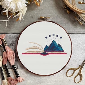 Reading Cross Stitch, ACOTAR Cross Stitch, Fantasy Embroidery, Spicy Book, Feminist Embroidery, Booktok