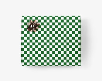 Geschenkpapier / SQUARES NO. 2 / Geschenkbögen mit Shrimps, schönes Geschenkpapier für Männer, für beste Freundin, Geburtstag, Weihnachten