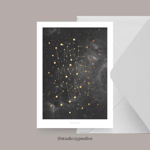 Carte postale / PLUS D'ESPACE / Carte de vœux drôle et belle avec dicton - idée cadeau humoristique pour les amis, la famille et les collègues