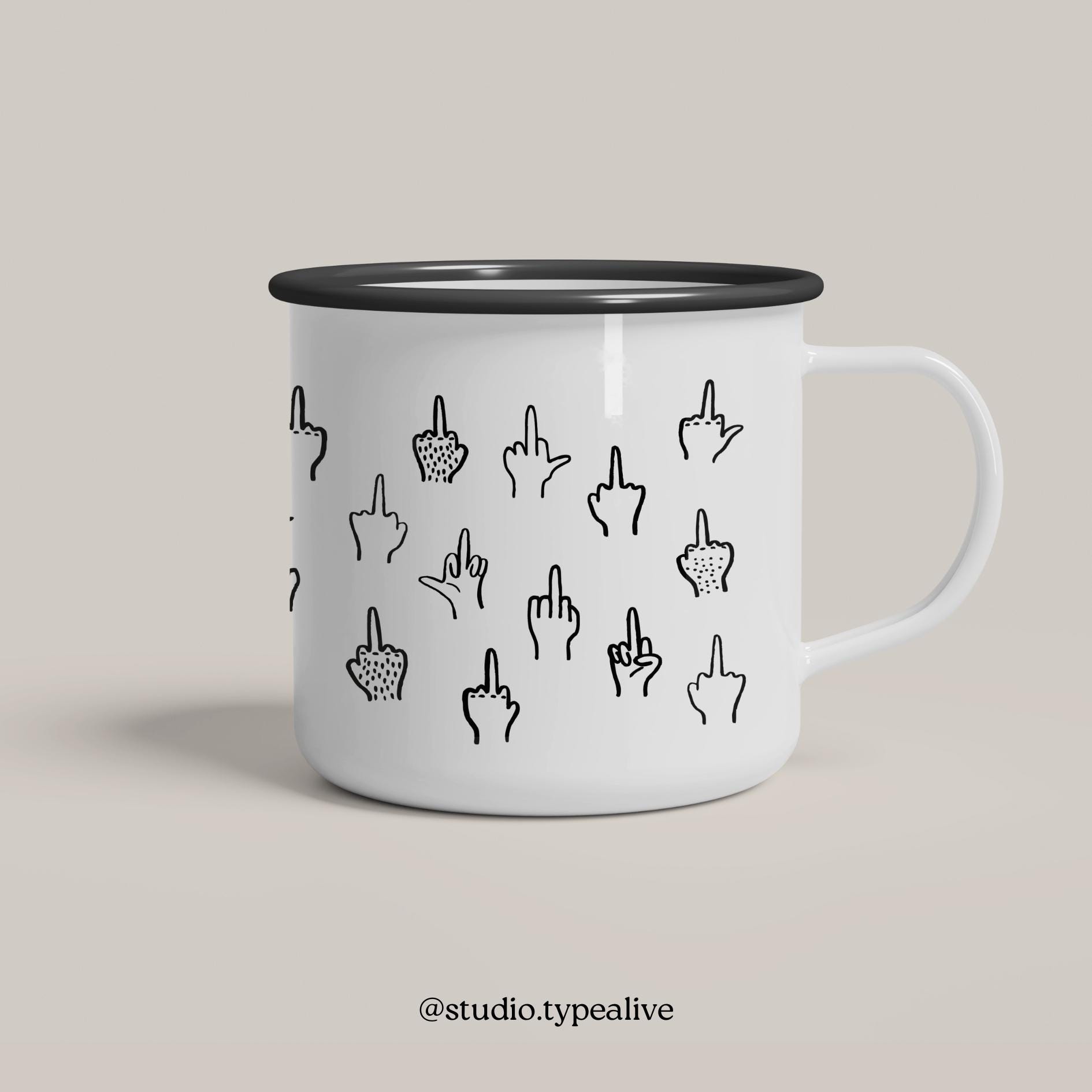 Punkcards Tazza Divertente Mutha Cuppa, Regalo Umoristico Per Donne, Tazza Da Caffè/Tè In Ceramica Per Compleanno O Colleghi