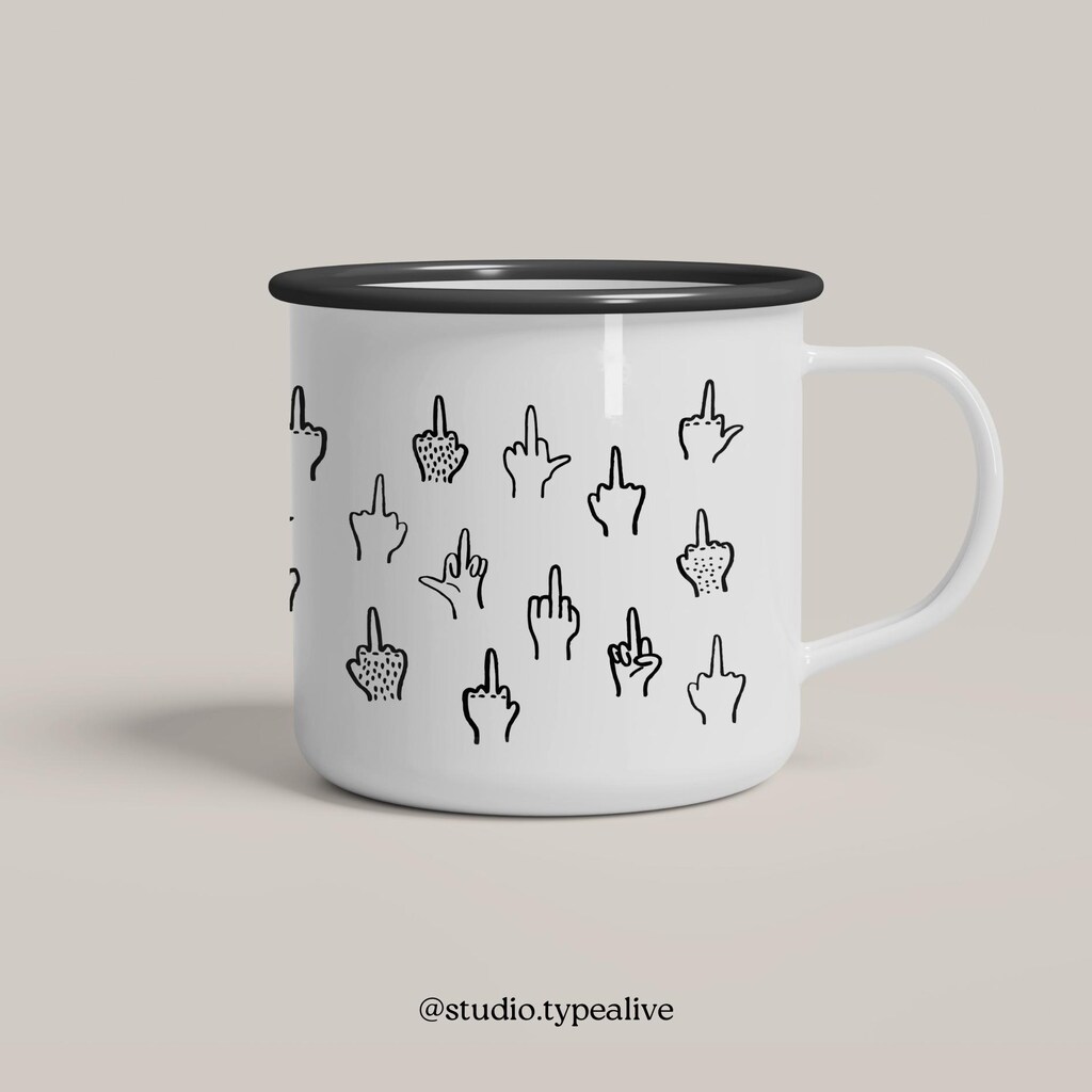 Punkcards Tazza Divertente Mutha Cuppa, Regalo Umoristico Per Donne, Tazza Da Caffè/Tè In Ceramica Per Compleanno O Colleghi