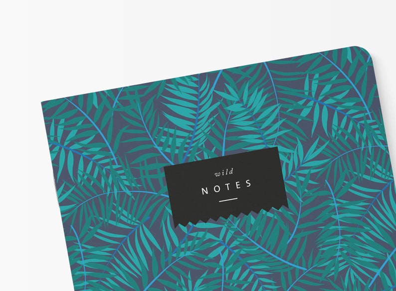 Notebook A5 Jungle Stationery Gift Notebook Paper Notepad Etsy