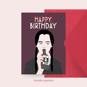 Geburtstagskarte / BIRTHDAY / Lustige Geburtstagskarte mit witzigem Spruch – Perfekt für 30. oder 40. Geburtstag von Freunden