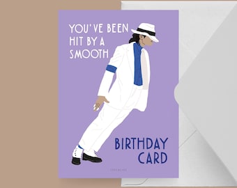 Carte d'anniversaire / CARTE D'ANNIVERSAIRE LISSE / Carte d'anniversaire amusante avec un dicton amusant - parfaite pour le 30e ou le 40e anniversaire d'un ami