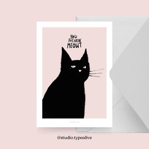 Ansichtkaart / FREAKIN / Grappige en mooie wenskaart met spreuk - humoristisch cadeau-idee voor vrienden, familie en collega's