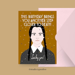 Geburtstagskarte / LUCKY YOU / Lustige Geburtstagskarte mit witzigem Spruch – Perfekt für 30. oder 40. Geburtstag von Freunden