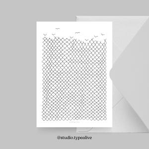 Carte pour diverses occasions / Boundless / carte postale pour de nombreuses occasions – comme salutation ou invitation pour les amis et la famille, liberté, voyage.