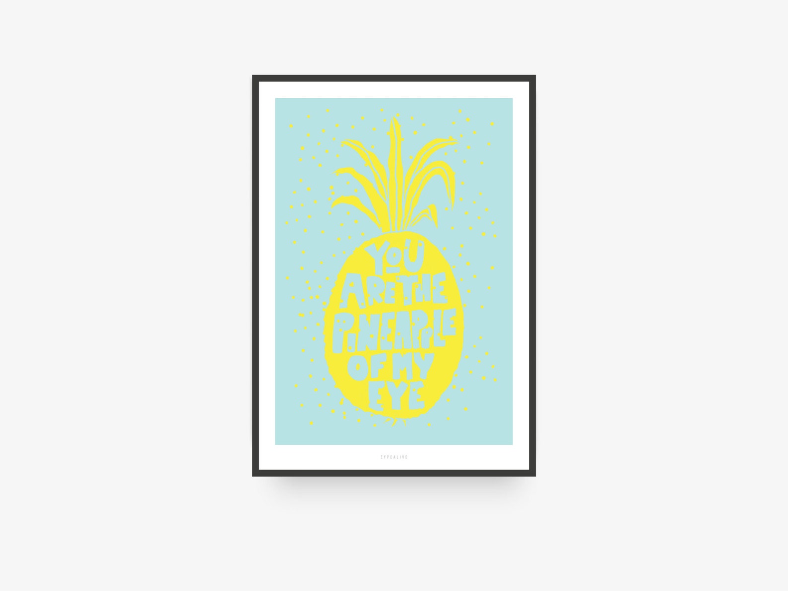 Ananas No. 2 / Eye Yellow Love Hochzeit Gift Pineapple Etsy