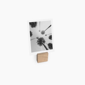 Postkartenhalter aus Eiche "S" / Schöner Postkartenhalter aus Eiche, Kartenhalter aus Holz, ideal für Hochzeit, Namensschild und Deko
