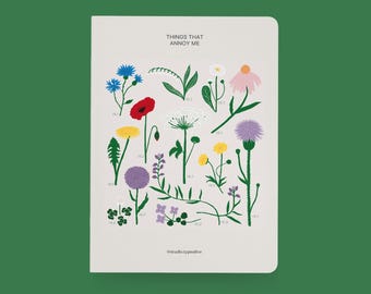 Notizheft / ANNOY / Notizbuch A5 blanko, mit lustigem Spruch, abgerundete Ecken – Perfekt als Geschenk, Tagebuch oder Journal, als Geschenk