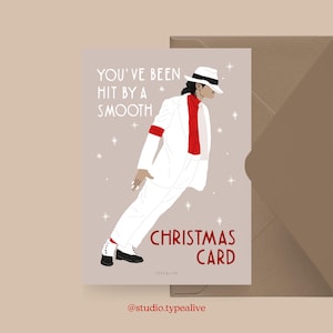 Tarjeta de Navidad / TARJETA DE NAVIDAD SUAVE / Postal divertida para Navidad con un dicho divertido - para amigos, familiares, colegas