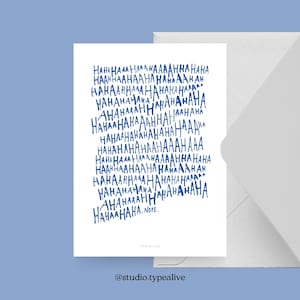 Postkarte / NOPE / Witzige und schöne Grußkarte mit Spruch – Humorvolle Geschenkidee für Freunde, Familie & Kollegen