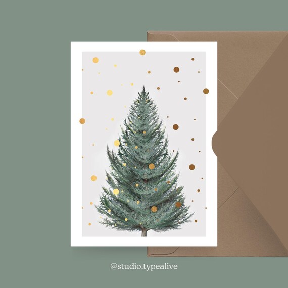 Scattered Pine Place Card Scattered Pine Place Card