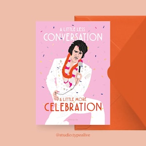 Carte d'anniversaire / MOINS DE CONVERSATION / Carte d'anniversaire amusante avec un dicton amusant - parfaite pour le 30e ou le 40e anniversaire d'un ami
