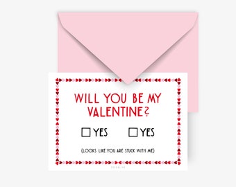 Valentine's Day Card / Valentine / Funny card for Lovers Birthday Card for her or for him Greeting Card Valentine's Day Heart