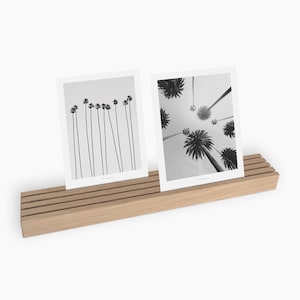 Postkartenhalter aus Eiche "L" / Schöner Postkartenhalter aus Eiche, Kartenhalter aus Holz, ideal für Hochzeit, Namensschild und Deko