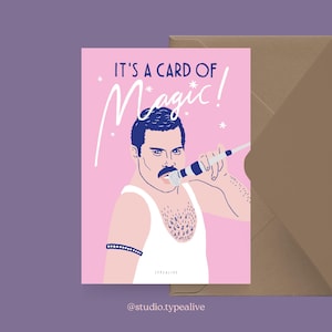 Geburtstagskarte / CARD OF MAGIC / Lustige Geburtstagskarte mit witzigem Spruch – Perfekt für 30. oder 40. Geburtstag von Freunden