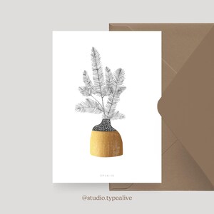 Carte de Noël / NOËL URBAIN NO. 3/ Carte de Noël simple et belle - carte de voeux pour l'Avent pour la famille, les amis et les collègues