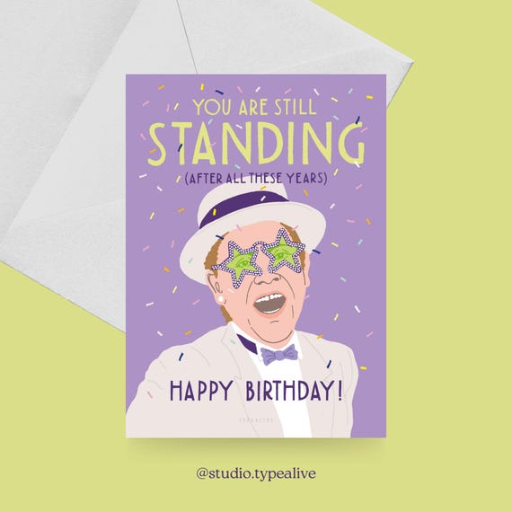 Still Standing Birthday Card Still Standing Birthday Card